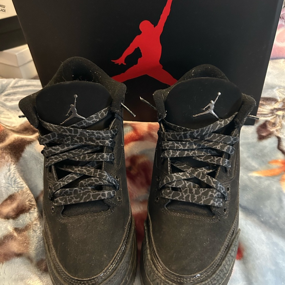 Jordan Black Patterned Womens Sneakers